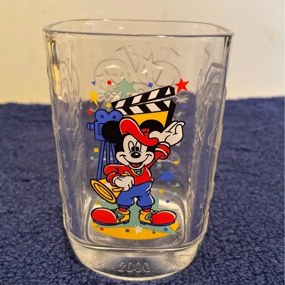 Vintage Disney World McDonald's Millennium Year 2000 Collector Glasses